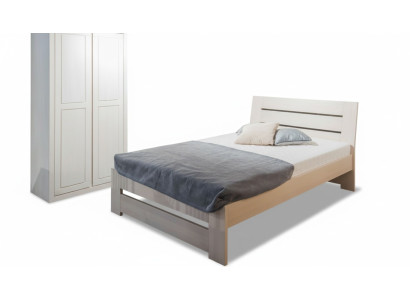 Bett Holz Massive Betten 100x200cm Einzelbett Massivmöbel Möbel Schlafzimmer