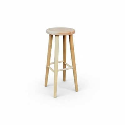 Barhocker Barstuhl Barmöbel Rund Sitzhocker Holzhocker Massivholz Hocker