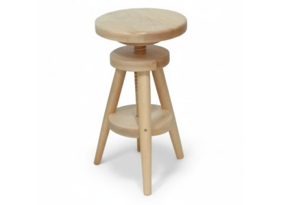 Drehhocker Barhocker Holz höhenverstellbar Sitzmöbel Schemel Arbeitshocker neu