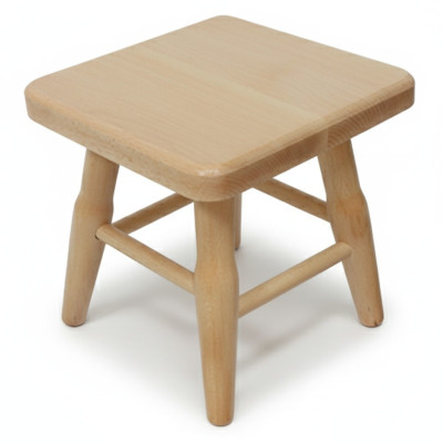 Hocker Holzhocker Schemel Massive Buche Stuhl Sitzhocker Echtes Holz Massiv Neu