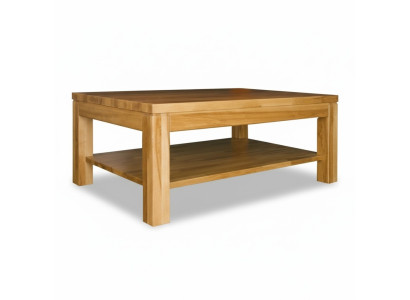 Vollholz Natur Couchtisch massive Holz Möbel edel Design Wohnzimmertisch Tische