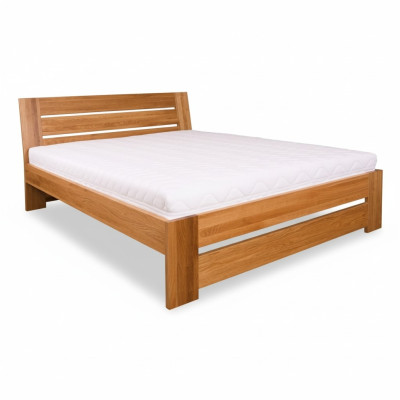 Bett Doppelbett Eiche Ehebett Holzbett 200x200 Bettgestell Massive Möbel Betten