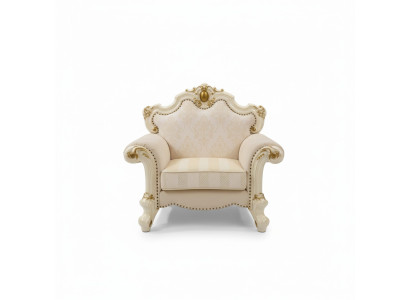Textil Sessel 1 Sitzer Sofa Polster Sofas Design Klassische Luxus Barock