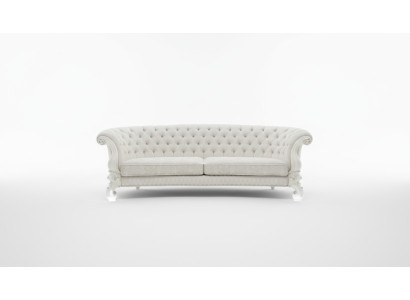 Sofa 4 Sitzer Couch design Polster Chesterfield Sitz Garnitur Leder Textil 