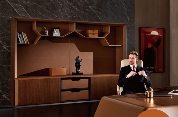 Büro Akten Regal Schrank Holz Regale Schränke Office Wohnzimmer