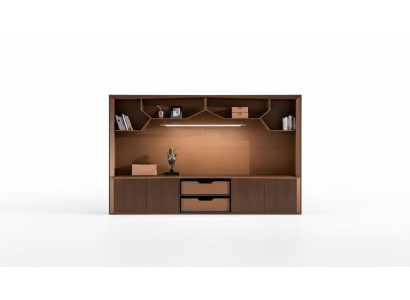 Büro Akten Regal Schrank Holz Regale Schränke Office Wohnzimmer