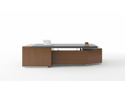Design Büro Tisch Schreibtisch Sessel Einrichtung Ecktisch mit Stuhl 2tlg. Neu