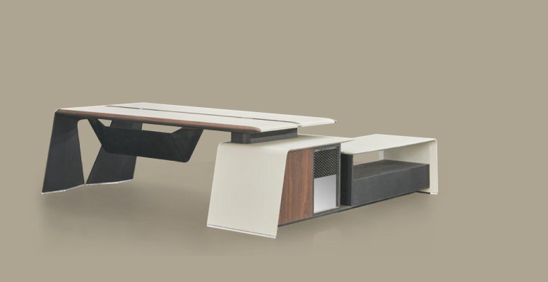 Büroeinrichtung Arbeitszimmer Büro Möbel Tisch Schrank Sessel 3tlg Set