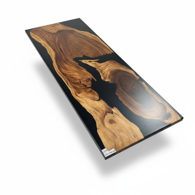 Konferenztisch Esstisch River Fluss Massiv 262x101 Epoxidharz Tische