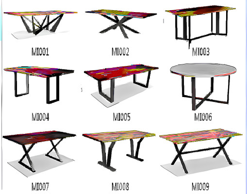 Esstisch Meer Wasser River Echtes Holz Flusstisch 181x81cm Tische