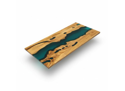 Fluss Tische Esstisch Design Tisch Moderne Möbel 180x80 Epoxid Harz