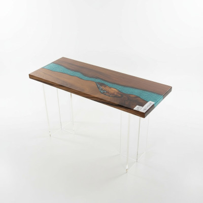 Konsolentisch Design Tisch Kommode Couchtisch Handgefertigter Epoxid