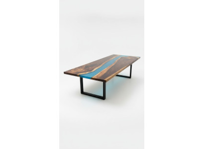 Moderne Tische Esstisch Design Tisch Harz Meer Fluss Möbel 220x90
