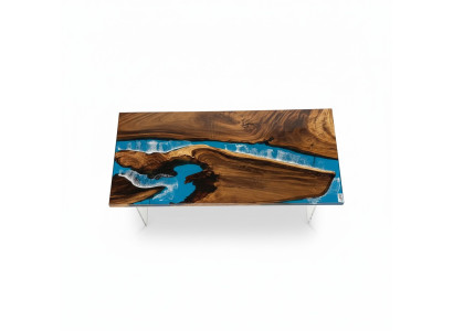 Esstisch River Table Tisch Holz Flusstisch 180x90 Massive Tische