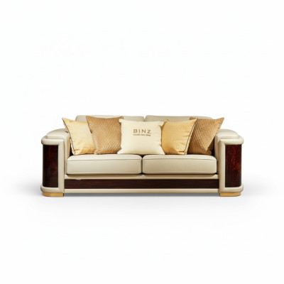 Dreisitzer Couch Polster Design Sofa Moderne 3er Sitz Zimmer Möbel Luxus