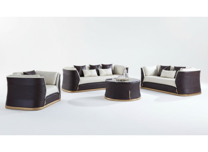 Sofagarnitur 321 Sitzer Set Design Sofa Polster Couchen Modern Luxus neu