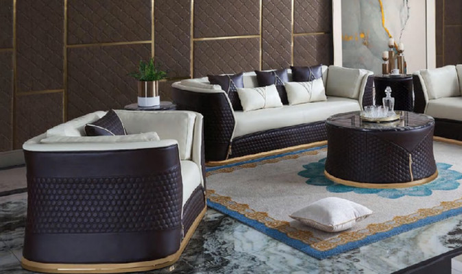 Dreisitzer design Couch Polster 3er Sofa Couchen Leder Sofas Ledersofa