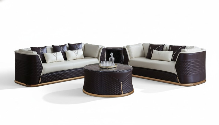 Couch Tisch Kaffee Beistell Design Dekorative Modern Rund Wohnzimmer Runde