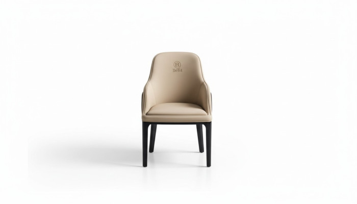 Designer Stuhl Luxus Lehnstuhl Polster Stühle 1x Sessel Wohn Ess Zimmer Leder