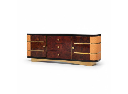 Deko Designer Kommode Anrichte Side Low Board Schrank Wohn Zimmer Regal