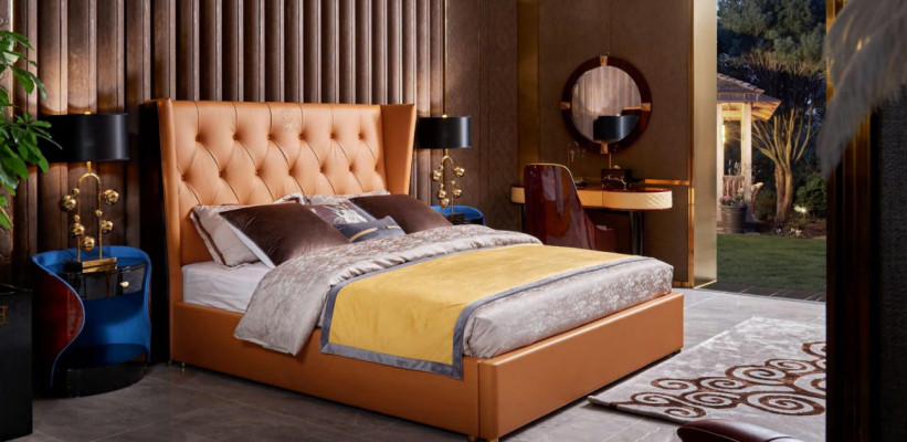 Klassisches bettgestell schlafzimmer möbel design betten 3tlg. set garnitur