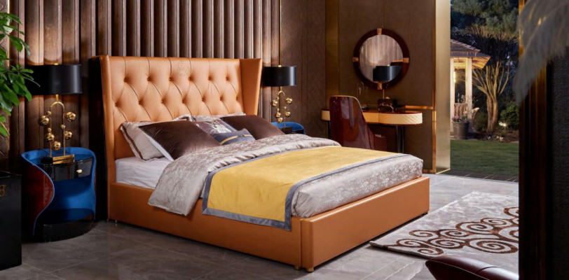 Klassisches bettgestell schlafzimmer möbel design betten 3tlg. set garnitur