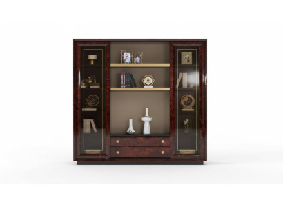 Design Schrank Bücherschrank Vitrine Aktenregal Office Einrichtung Regal