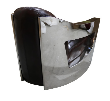 Ledersessel Sessel Aviator Clubsessel Art Deco Cocktailsessel aviator