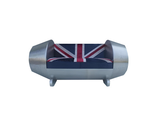 Aluminium Sofa Ledersofa Möbel Flugzeug Düse Antrieb Luxus Möbel Jack Union Neu