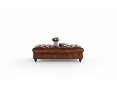 Vintage Chesterfield Sofagarnitur Polster Couch Sofa Leder 3+1 Sitzer Set 2tlg.
