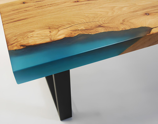 Couchtisch River Table Epoxidharz Massiv Tische 120x70 Flusstisch Echtes Holz