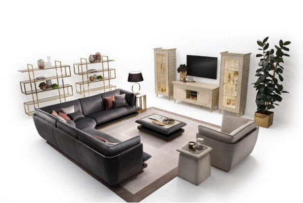 Design Möbel Couch Sofagarnitur Couchen Sofa Garnituren 4tlg. Set arredoclassic