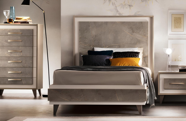 Set Hotel 2x Betten Nachttisch Design Schlafzimmer 3tlg. Möbel arredoclassic