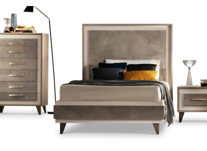 Polsterbett Betten Bett Polster Holz Designer Hotel Design arredoclassic 120 cm