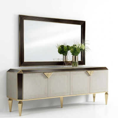 Holz Kommode Kommoden Kommodenschrank Holzschrank Wohn Zimmer arredoclassic