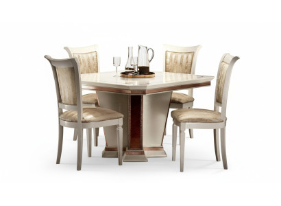 Barock Esstisch Tisch Holz Gruppe Esszimmer Wohnzimmer Garnitur Design Tische