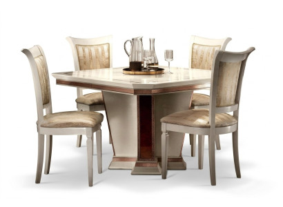 Komplett Set Esstisch 4x Stühle Esszimmer Set Ess Gruppe Holz Tisch Tische 5tlg
