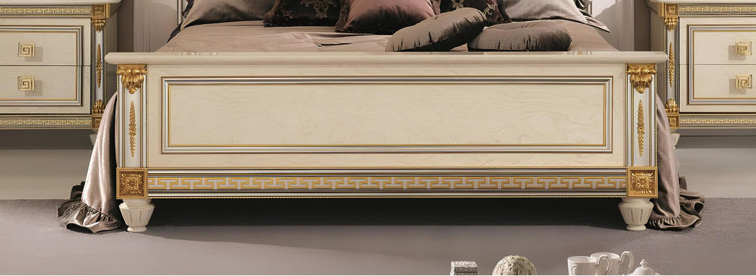 Bett 2x Nachttisch Design Schlafzimmer Klassischer 3tlg. Luxus Betten Set Möbel