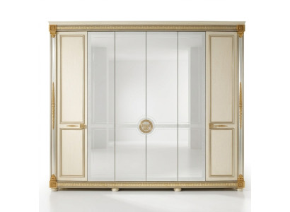 Kleiderschrank Schlafzimmer Holz Schrank arredoclassic Barock Rokoko Schränke