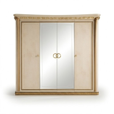 Luxus Kleider Schrank Kleiderschränke Hochglanz Designer Möbel Wohnen Holz Neu