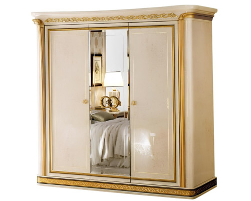 Kleiderschrank Schlafzimmer Holz Schrank 3 Türen Schränke Luxus arredoclassic