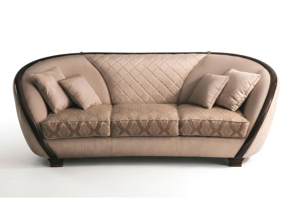 Sofa Couch Polster 3 Sitzer Textil Sofas Couchen Sitz Garnituren Design Club