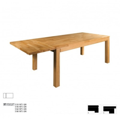 Esstisch Holz Tische Wohn Ess Zimmer Tisch 180x90cm Esstische Massiv Massivholz