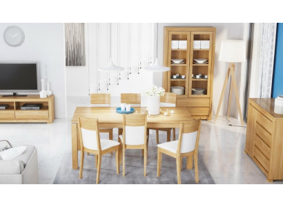 Esstisch Holz Stühle 6x Lehnstuhl Gruppe Esszimmer Stuhl Set Tisch Neu Garnitur