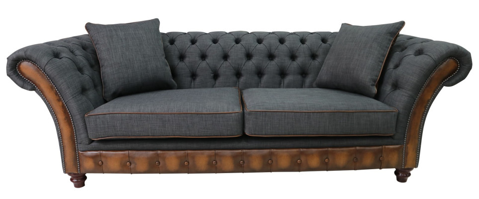 Moderne  Chesterfield Couch - Luxus Designer Sofa - Stil Möbel