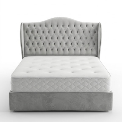 Chesterfield Bett Design Schlafzimmer Englisches Betten 180x200cm Textil Polster