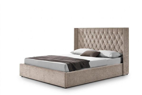 Chesterfield Bett Design Schlafzimmer Englisches Betten 180x200cm Textil