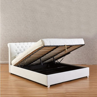 Chesterfield Designer Bett Schlafzimmer Kunstleder Polster 140/160/180/200 cm
