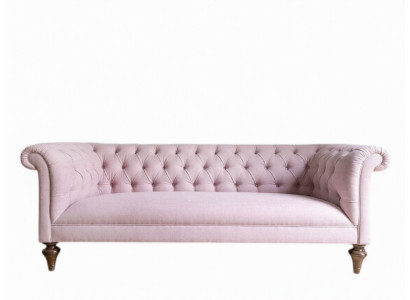 Chesterfield Textil Polster Design Sofa Luxus Couch Klassische Sofa 3 Sitzer Neu