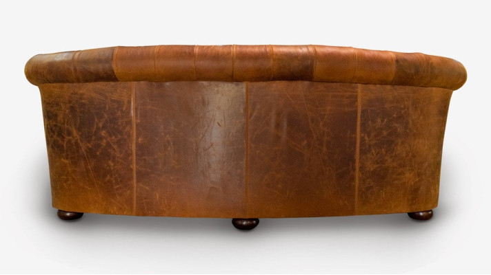 Chesterfield Leder Polster Design Sofa Luxus Couch Klassische Sofa 3 Sitzer Neu
